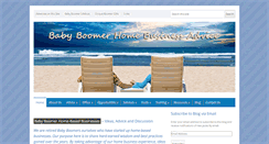 Desktop Screenshot of boomerhomebizadvice.com